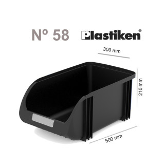 Caja de 6 Gavetas apilables Plastiken N.58 (30cm)