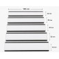 Etiquetas magnéticas para estanterías (100 mm de largo) Etiquetas magnéticas para estanterías (100 mm de largo)